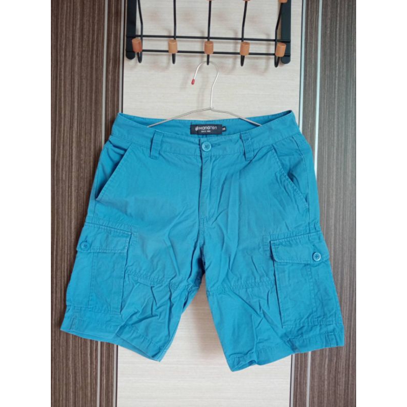 🌟 Hangten 藍/墨綠男褲28號（170/72A)。Sonora男灰褲（M）