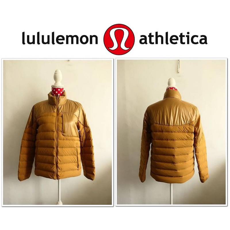 加拿大瑜珈品牌 lululemon 美拉德色系輕量保暖羽絨外套