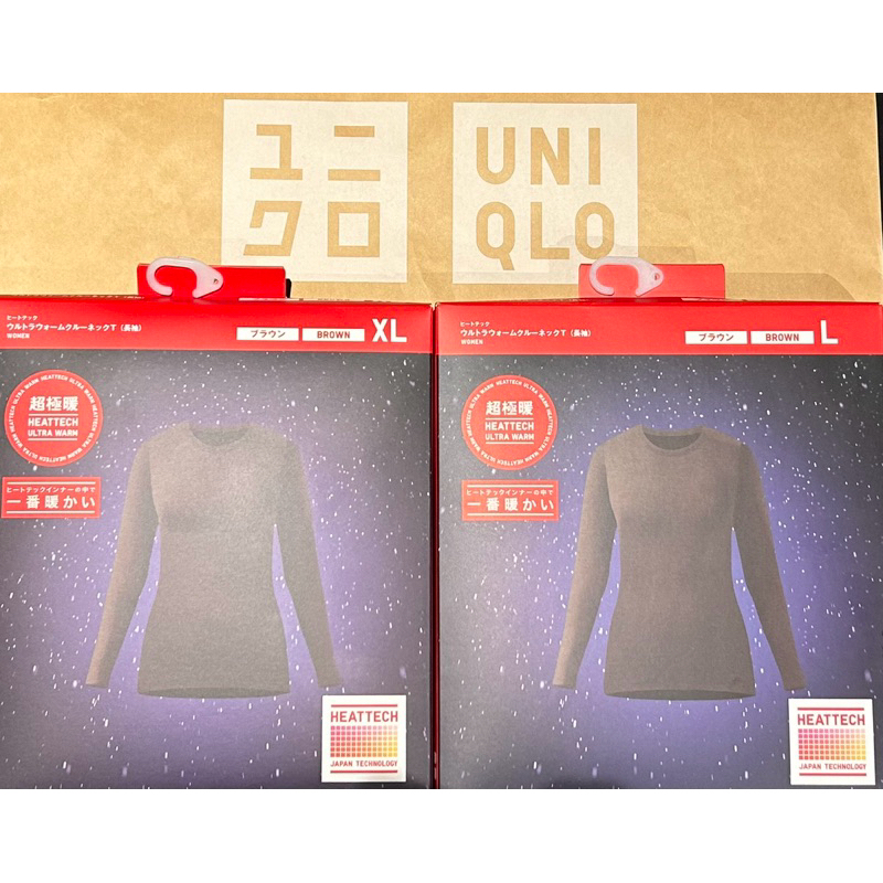 （日本代購🇯🇵）現貨 UNIQLO 最新女版大人超極暖圓領發熱衣 HEATTECH