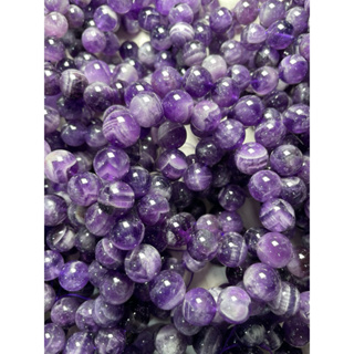 ［金百福］虎牙紫水晶 紫晶 夢幻紫水晶 （特價出售 福利商品 有礦缺）手珠 手鍊 DIY 設計款 材料珠