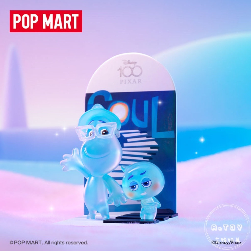{預購} POPMART泡泡瑪特 × Disney 迪士尼100周年皮克斯系列 盲盒 隱藏款-心靈奇旅