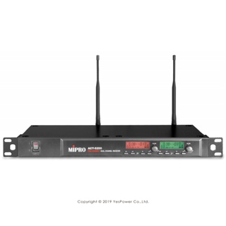 【含稅＊來電優惠】ACT-525 (ACT-500H) MIPRO UHF 1U 雙頻道純自動選訊接收機
