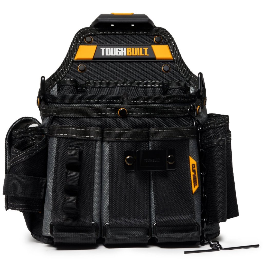【欣瑋】美國 托比爾 TOUGHBUILT 電工專用袋 含背帶 TB-CT-104 快扣式 25格