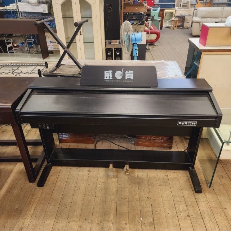 【惜福二手店】最新款 少用如新 威肯2200電子鋼琴 附延音踏板 電子琴 少用如新