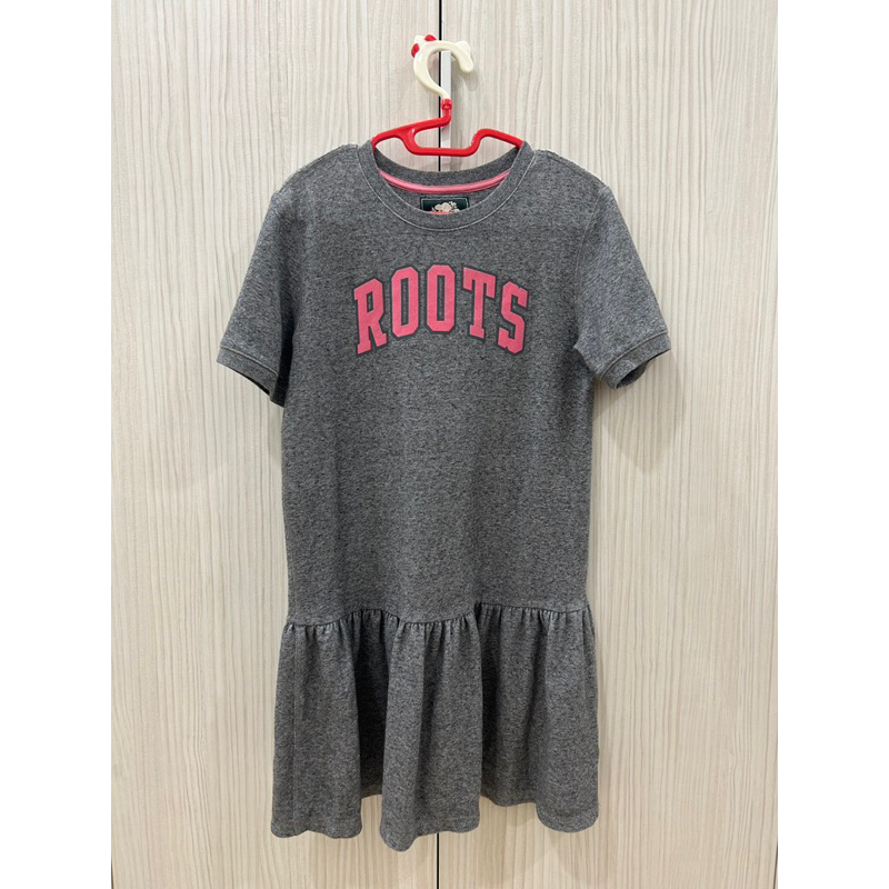 Roots灰色短袖洋裝/連身裙