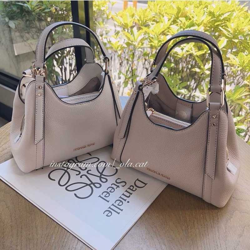 全新【MICHAEL KORS】MK Arlo菜籃包 / 菜籃子/ 斜背包/單肩包（奶茶色）