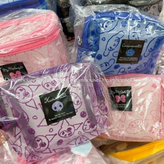 日本帶回 日本限定 三麗鷗 Sanrio 酷洛米 美樂蒂 大耳狗 刺繡網布 刺繡網包 收納包 化妝包 小物包 萬用包