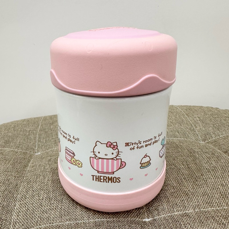 THERMOS  二手少用 kitty 膳魔師保溫食物罐 燜燒罐 300ML