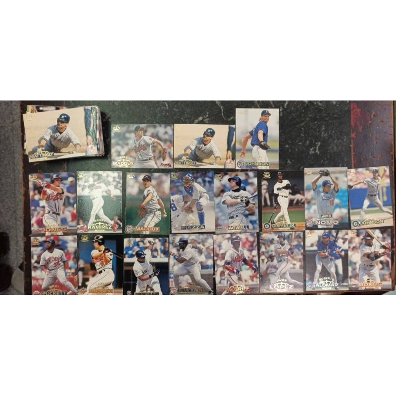 MLB 1996 Pacific Collection Hideo Nomo等19位名人149元共75張重複卡片