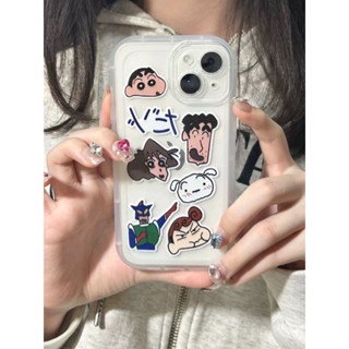 搞怪趣味蠟筆小新iPhoneXR手機殼