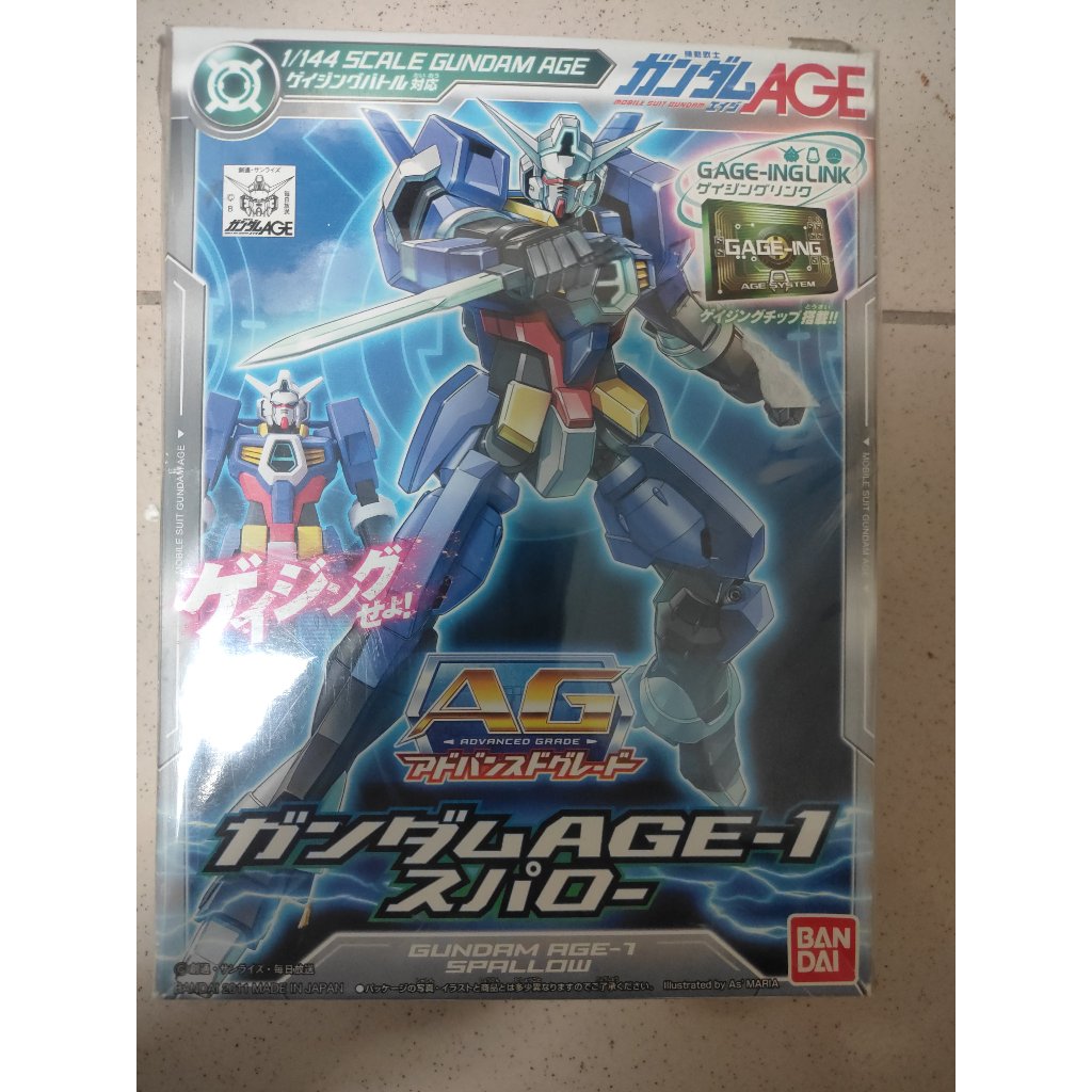 BANDAI 萬代 組裝模型 SD BB AG Gundam AGE-1 Spallow 速戰 飛燕型