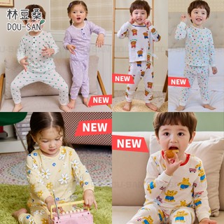 【林豆桑】現貨✨韓國代購 CORDI-I 春夏款緹花長袖居家服 睡衣居家服長袖 四葉草小熊小花小兔獵豹 可愛睡衣兒童睡衣