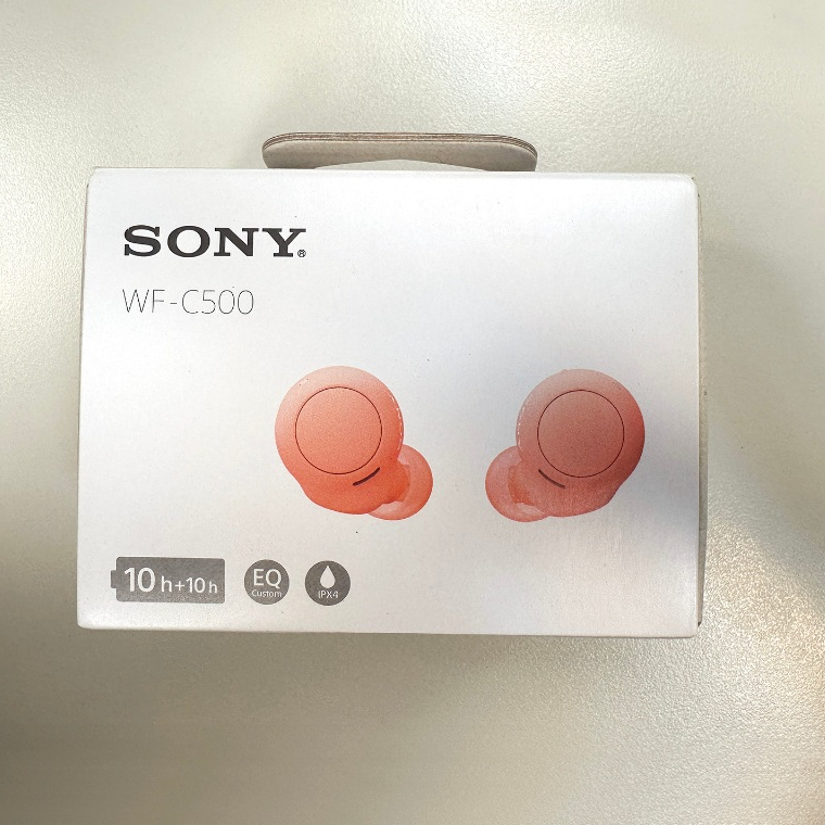SONY WF-C500 真無線耳機 全新現貨 尾牙獎品 珊瑚橙