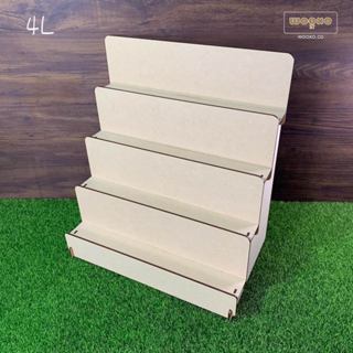 WOOXO 小牆階梯架 展示架 DIY 擋板 明信片 小物 簡單快速拆裝 3階 4階 5階 6階 客製 臺灣