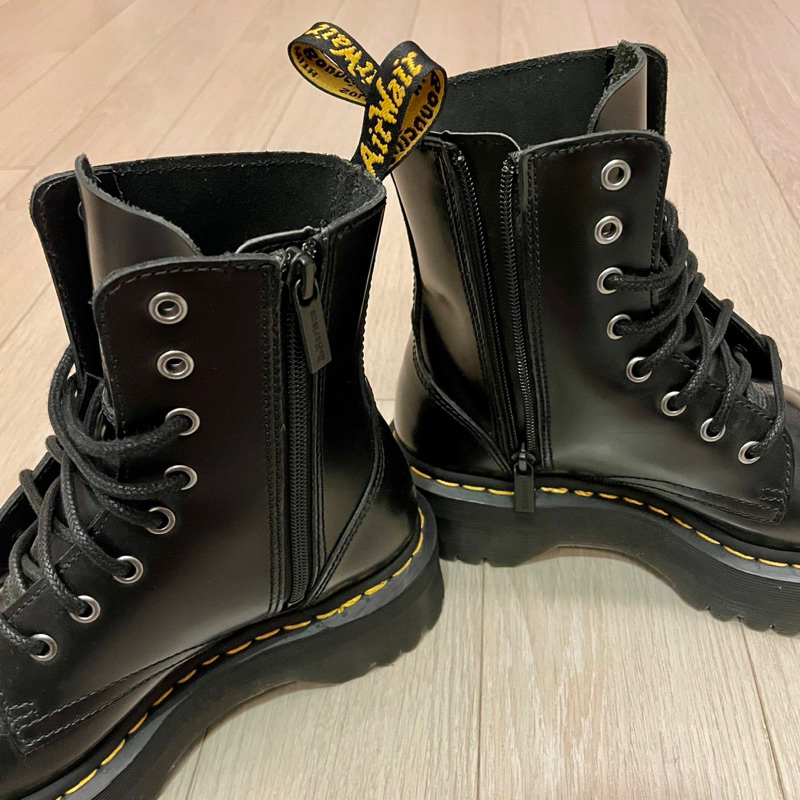 Dr. Martens Jadon 8孔有拉鍊馬汀 厚底靴 UK5