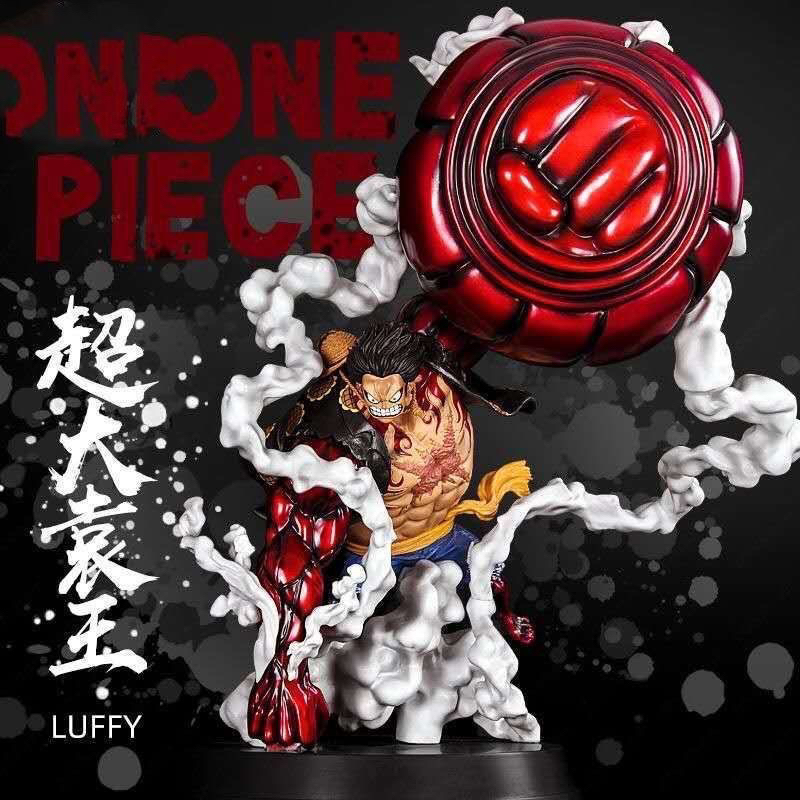 🔥現貨24H秒發🔥超殺價格🔥個人收藏🔥港版🔥海賊王 四檔大猿王槍 約23公分 大拳魯夫 GK魯夫 擺件 模型公仔