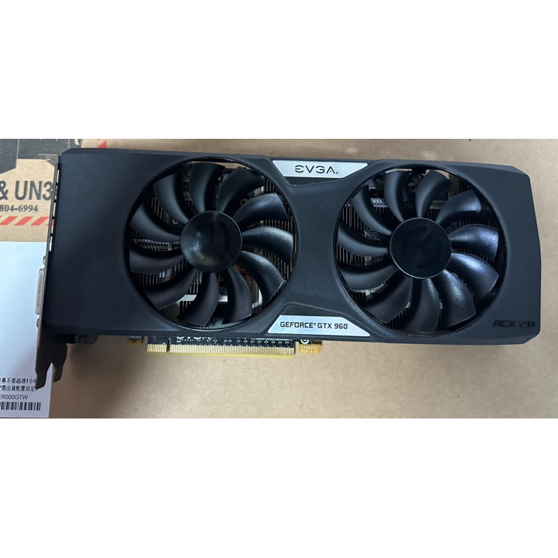 中古 二手 壞掉的顯卡 EVGA GTX960 4G 花屏 給有能力的人購買處理