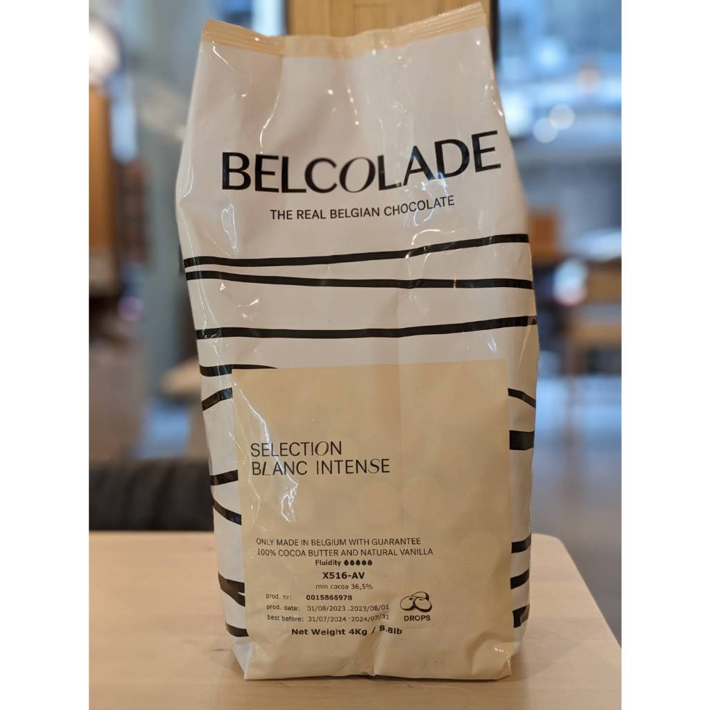 比利時 貝可拉 安特司白巧克力 調溫巧克力 36.5% - 4kg Belcolade 【 穀華記食品原料 】