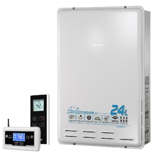 櫻花 24L 智能恆溫 強排熱水器 DH-2460 含無線遙控器