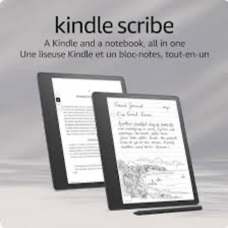 快速出貨Kindle Scribe10.2吋電子閱讀器附手寫筆二手9成新