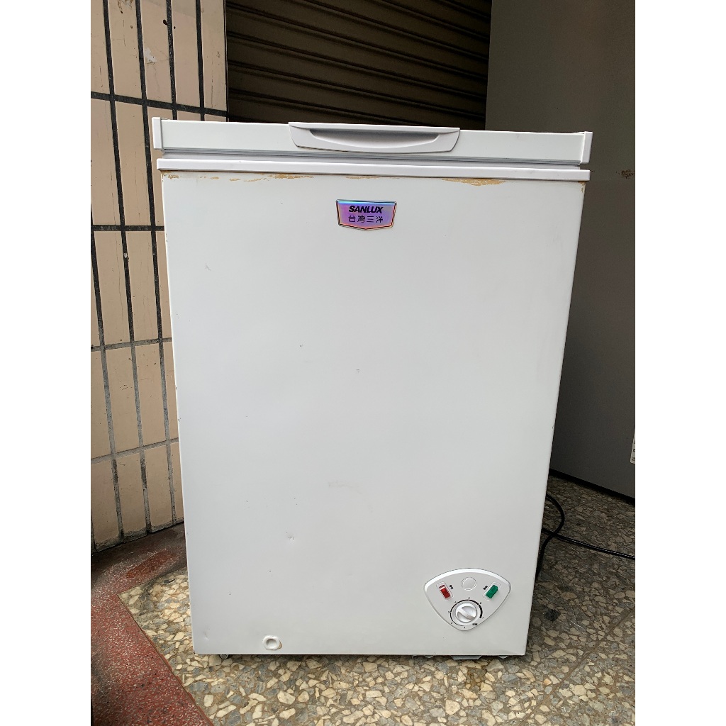 [中古] 三洋 103 L 上掀式冷凍櫃 二手冰箱 中古冰箱 台中大里二手冰箱 台中大里中古冰箱 修理冰箱