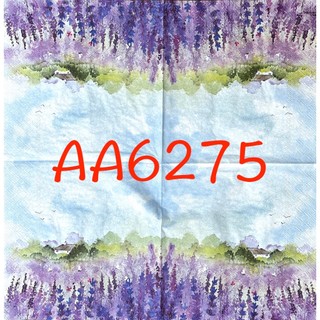 波弟彩繪拼貼/木器彩繪/蝶古巴特餐巾紙/AA6275/美麗薰衣草田