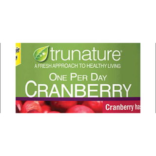 【On代購】 trunature Cranberry 蔓越莓濃縮精華膠囊 蔓越莓 素食膠囊 140