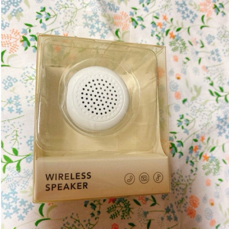 miniso名創優品 wireless speaker迷你藍芽音箱