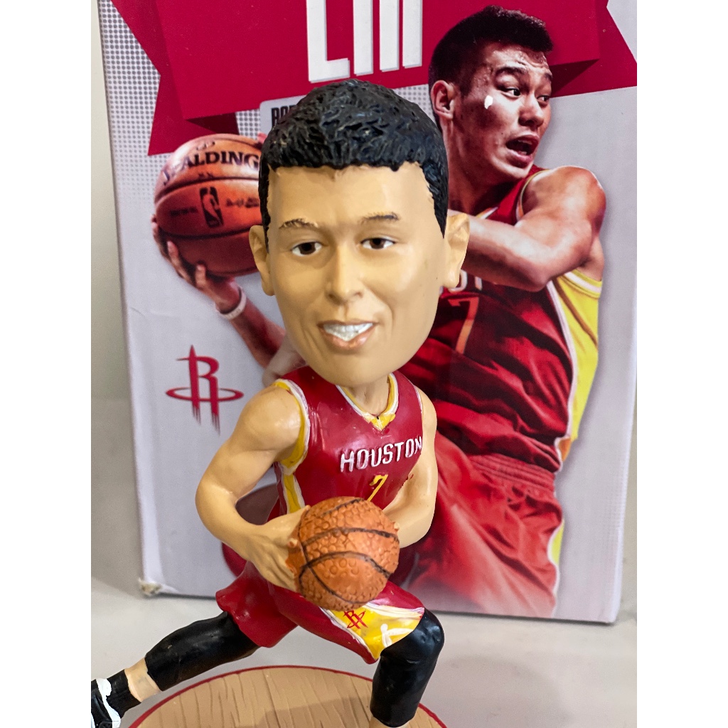 台灣新北國王林書豪_NBA 休士頓火箭球場SGA Jeremy Lin 限量搖頭娃娃