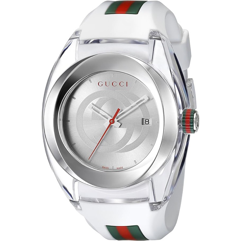 美國公司貨GUCCI 古馳手錶 瑞士機芯不鏽鋼手錶 SYNC石英錶 代購預購正品 YA137102