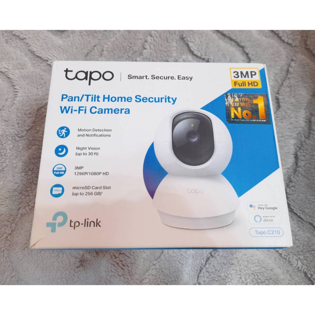 TP-Link Tapo C210 2K畫質 WiFi可旋轉攝影機 不含記憶卡 二手 九成新