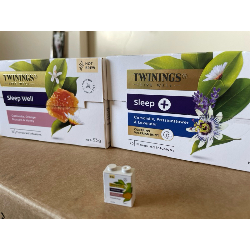 現貨 澳洲代購 限時特價 波蘭製 TWININGS茶包 Sleep well tea/ Focus tea 盒裝單包包裝