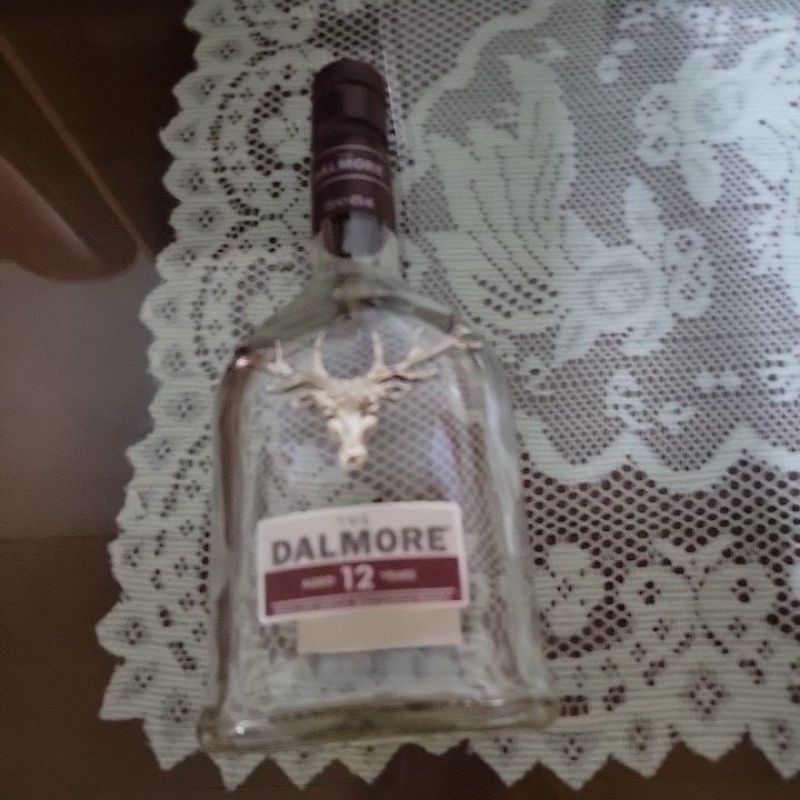 大摩12年單一麥芽蘇格蘭威士忌空瓶子