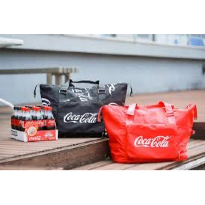 ［全新］Coca-Cola 可口可樂 紅運萬用袋 潮流黑