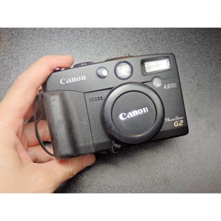 <<老數位相機>>CANON POWERSHOT G2 (CCD / 大光圈 / 翻轉螢幕 / 旗艦機/黑)