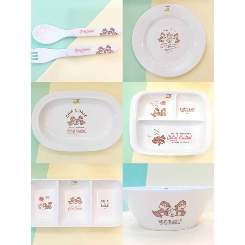 韓國進口 正版 奇奇蒂蒂 美耐皿餐盤 環保餐具 湯匙 叉子 碗 盤子 餐盤 橢圓盤 沙拉碗 分隔餐盤 兒童餐具 學習餐具