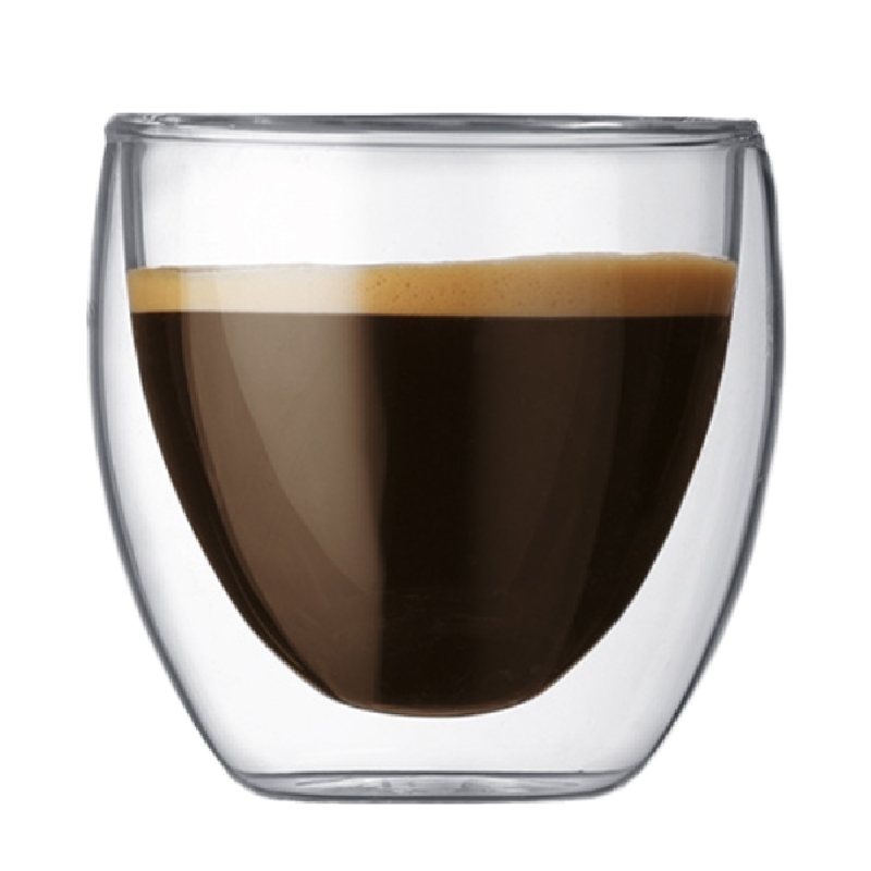 【原廠現貨免運】丹麥bodum PAVINA 雙層玻璃杯兩件組 450cc-2入｜咖啡杯 水杯 最高可耐176度C