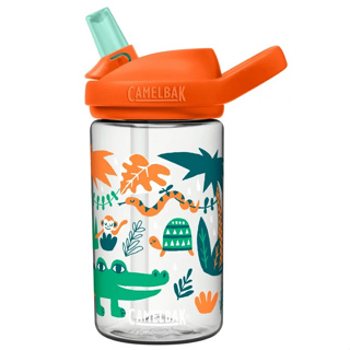 CamelBak 400ml EDDY+ KIDS兒童吸管運動水瓶RENEW 叢林探險【贈防塵蓋】