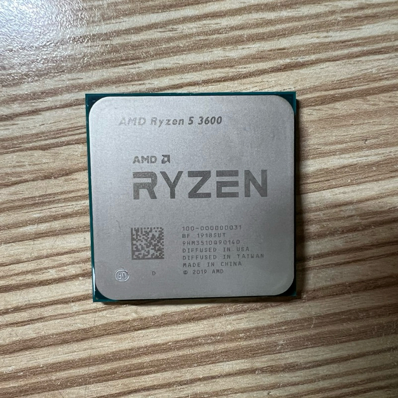 AMD RYZEN 5 3600 散片 鋭龍 cpu 處理器 不是3600x