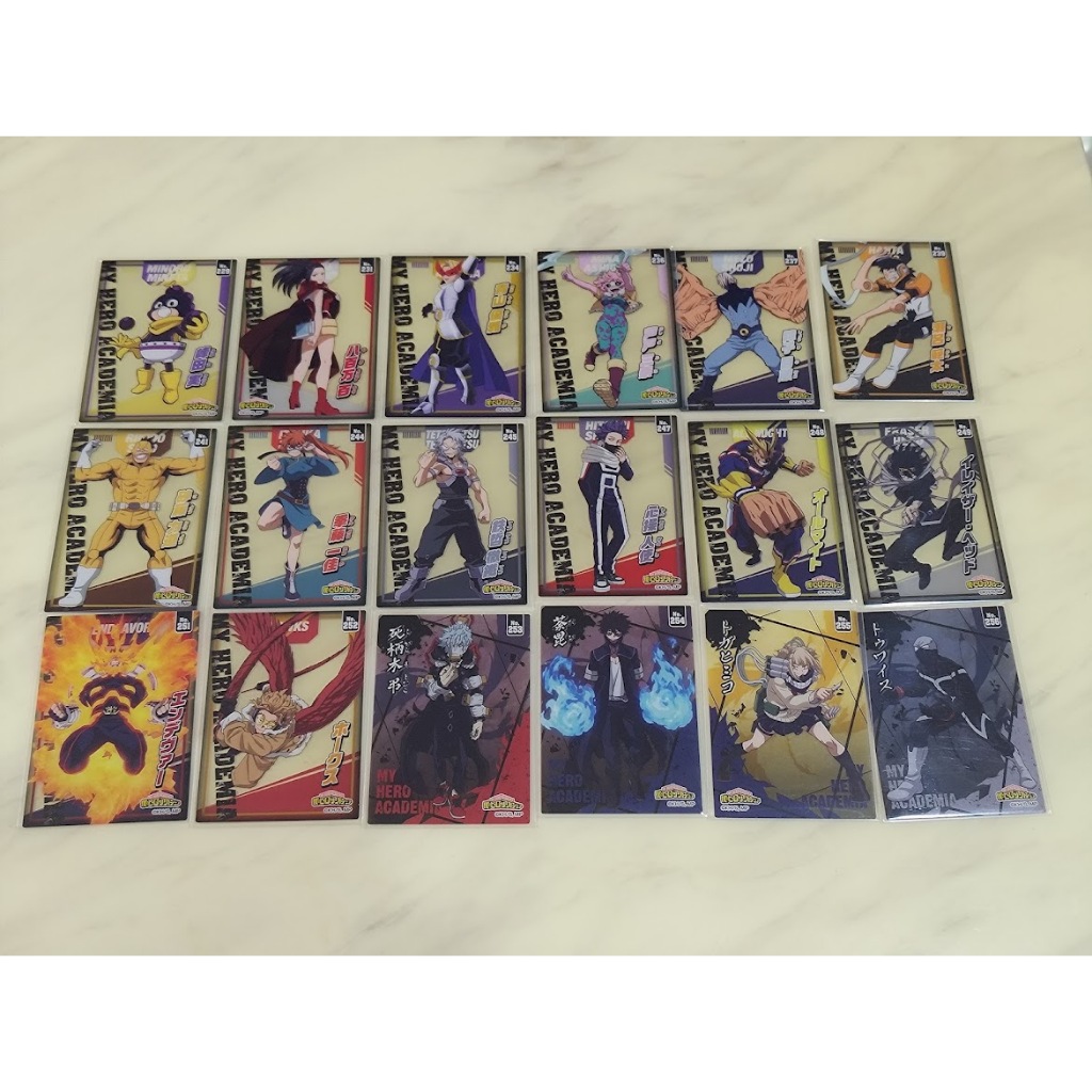 [睡睡蛙小池] 我的英雄學院 收藏卡 拍立得 餅卡 歐爾麥特 爆豪勝己 蛙吹梅雨 常闇 霍克斯 死炳木 渡我被身子