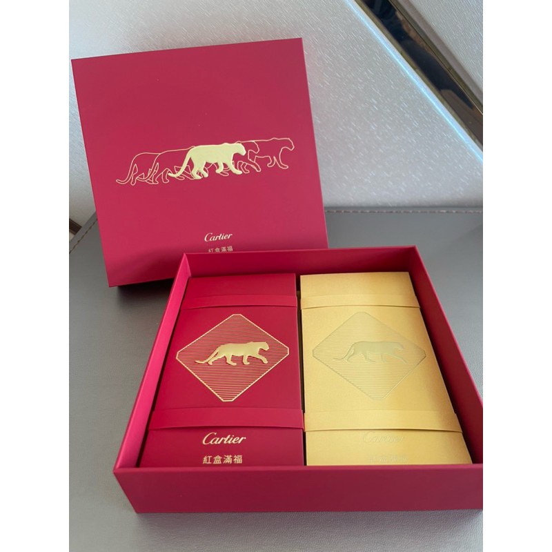 Cartier 卡地亞 2024年紅盒滿福全新紅包袋禮盒（含紅包袋）