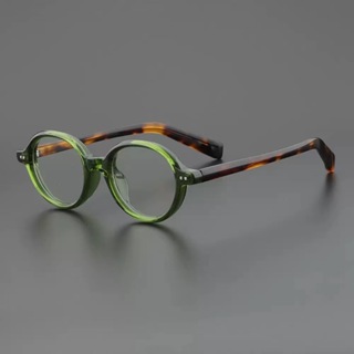 【超好看】板材眼鏡 日系復古鏡框 厚款拼料個性時尚眼鏡 潮流眼鏡 抗輻射眼鏡架 多種顏色無度數可有度數近視老花眼鏡