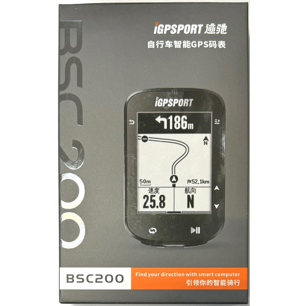 免運】IGPSPORT BSC200 GPS智慧型碼錶 台灣代理公司貨 有路線導航