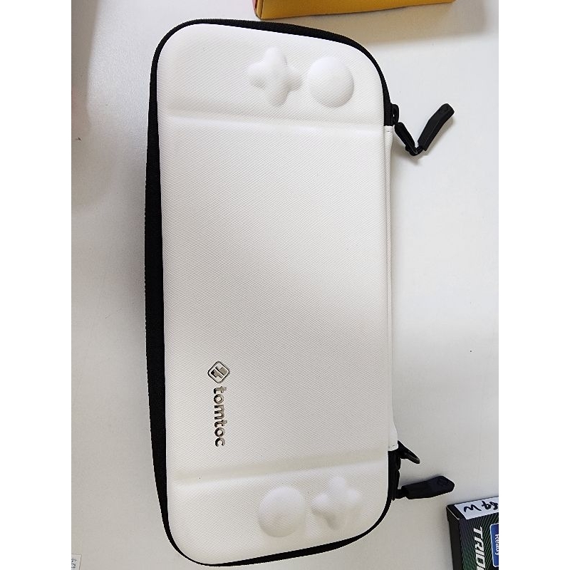 Tomtoc SWITCH OLED 電加 一般版 白色 保護殼 盒子 外盒 二手98新 不含握把保護殼