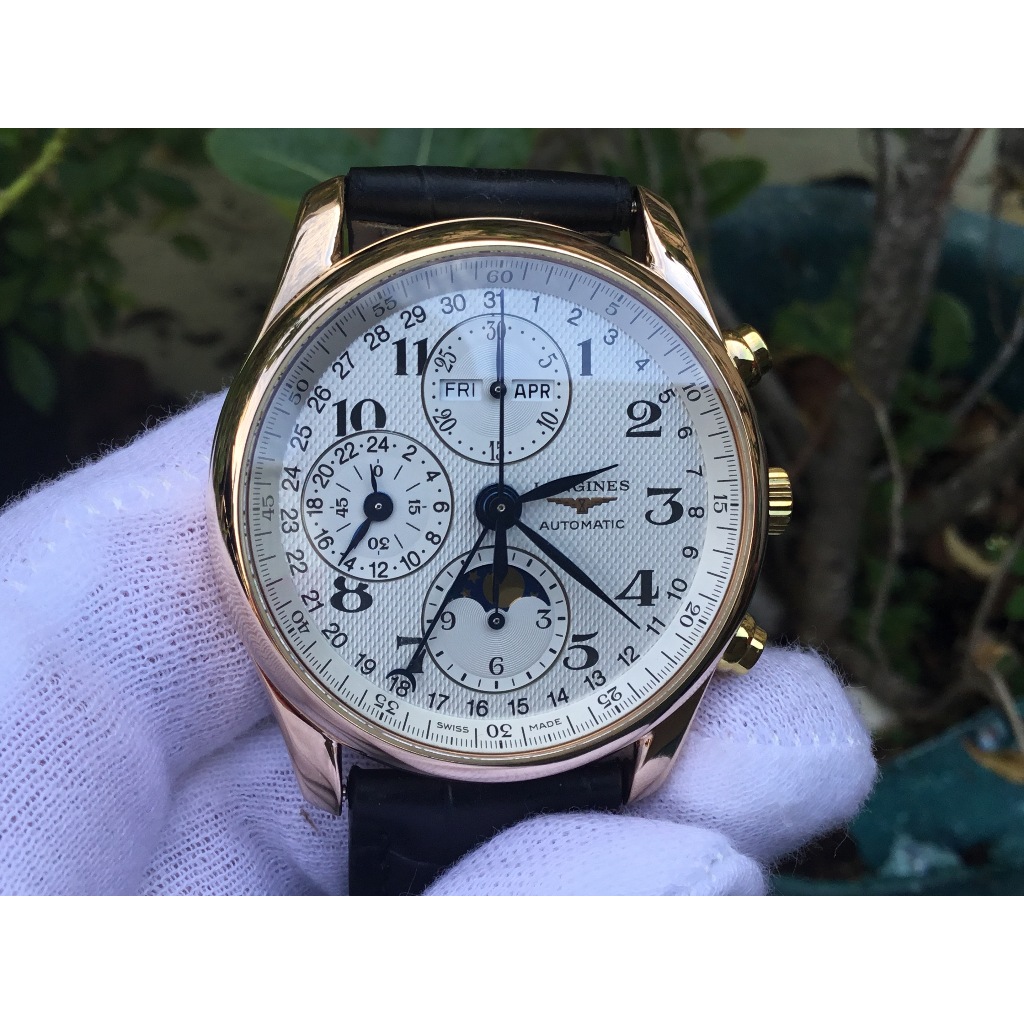 浪琴 LONGINES 型號L26738 巨擘系列 18K玫瑰金 錶徑40mm