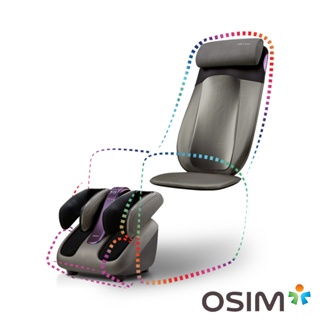 OSIM 智能DIY按摩椅 智能背樂樂2 OS-290S+智能腿樂樂2 OS-393S 灰色