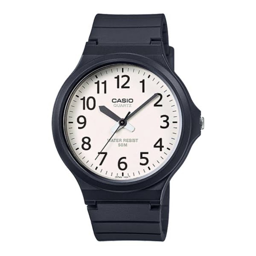 【CASIO 卡西歐】時尚玩色輕薄大錶面腕錶 MW-240-7B 43.6mm 現代鐘錶