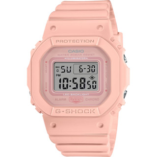 CASIO 卡西歐 G-SHOCK 珊瑚粉橘方形女錶 GMD-S5600BA-4