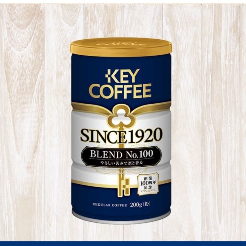 key coffee 缶 SINCE1920 BLEND No.100 粉 200g × 1缶 日本直送