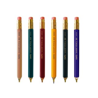【日本 OHTO 】 2mm 復古 木製 粗型 自動鉛筆 (6色可選) 附橡皮擦 鉛筆 自動筆 日本自動筆 鉛筆自動筆